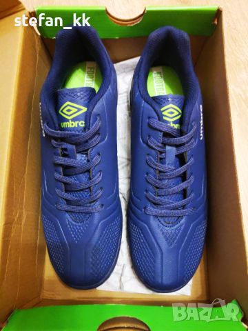 Маратонки UMBRO navy fluo green нови N42, снимка 1 - Маратонки - 46594552