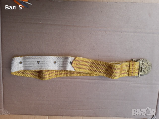 Параден офицерски колан - БНА , НРБ, снимка 5 - Антикварни и старинни предмети - 50447801