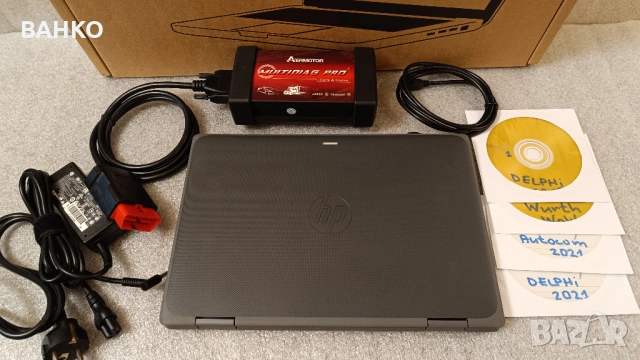 Комплект aвтодиагностика и лаптоп HP ProBook x360 с 8 GB RAM и тъчскрийн екран, снимка 2 - Аксесоари и консумативи - 53199293