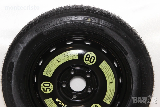 Резервна гума патерица Mercedes W245 B-Class (2005-2011г.) 5x112 66.6, снимка 2 - Гуми и джанти - 53504437