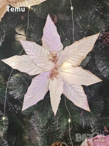 Коледна звезда декорация за елха Special Christmas, снимка 1 - Декорация за дома - 46435462