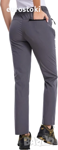 WORK IDEA Дамски летни панталони за планински преходи, еластични и водоустойчиви, ултралеки панталон, снимка 7 - Панталони - 52516308