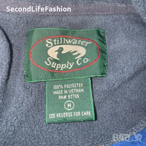 Мъжки поларен  елек Cabela's Stillwater Supply Co. размер M син., снимка 6 - Якета - 52450952