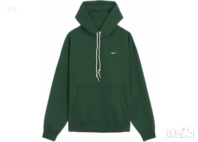Оригинален мъжки суичър Nike Solo Swoosh Fleece, снимка 4 - Суичъри - 50065551