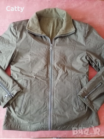 Дамско зелено яке, снимка 4 - Якета - 42142990