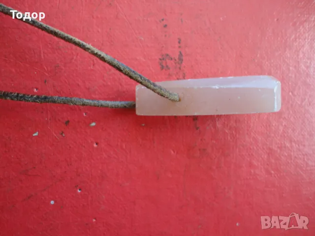 Колие гердан от кожа и естествен камък , снимка 4 - Колиета, медальони, синджири - 49613951