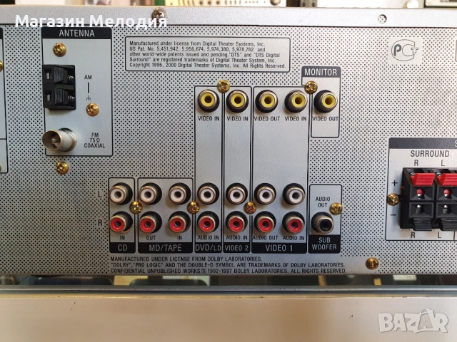 Ресийвър Sony STR-DE485 В отлично техническо състояние, много добър външен вид., снимка 10 - Ресийвъри, усилватели, смесителни пултове - 51747198