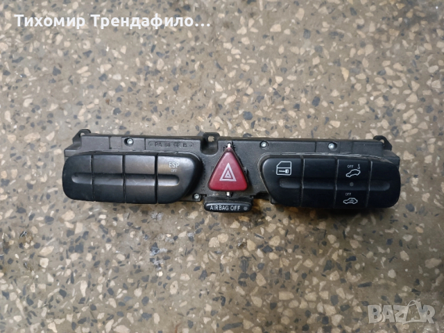 панел бутони мерцедес W203 2001г. 2038215551 , 203 821 55 51