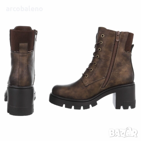 Дамски боти с връзки, 2цвята , снимка 7 - Дамски боти - 52267707