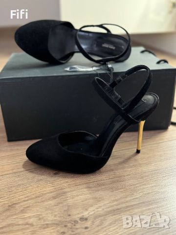 Обувки Zara на висок ток, снимка 10 - Дамски обувки на ток - 46348717