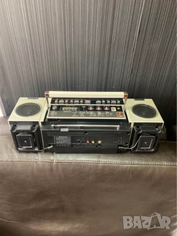 SANYO M-W24K VINTAGE RETRO BOOMBOX радио касетофон, снимка 6 - Радиокасетофони, транзистори - 53389136