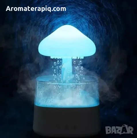 Уникален дифузер с ефект на дъждовни капки и LED светлини, снимка 3 - Други стоки за дома - 49605737