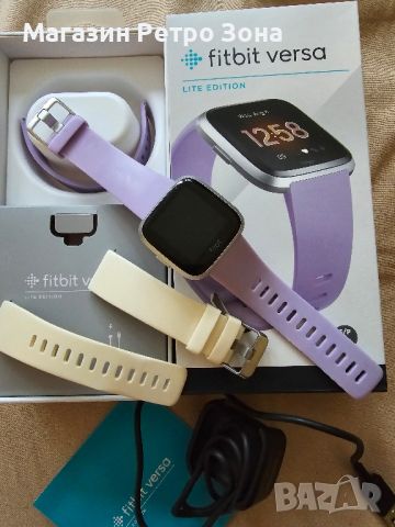 Смарт часовник FitBit Versa LITE FB415SRLV

, снимка 3 - Смарт гривни - 45806090