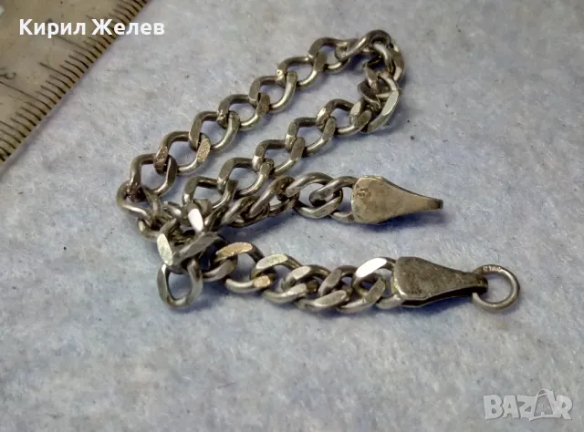 КЛАСИЧЕСКА ВИНТИДЖ ПЛЕТКА СРЕБЪРНА ГРИВНА СРЕБРО 900 МАЙСТОРСКА РЪЧНА ИЗРАБОТКА 47585