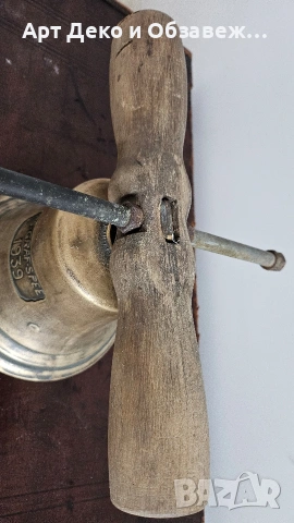 Голяма бронзова камбана, снимка 2 - Антикварни и старинни предмети - 53956222