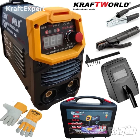 Професионален Инверторен Електрожен с Дисплей и Куфар