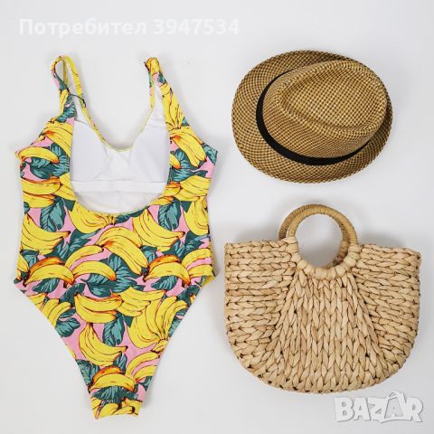 Ново бански костюм банан, снимка 4 - Бански костюми - 46226993