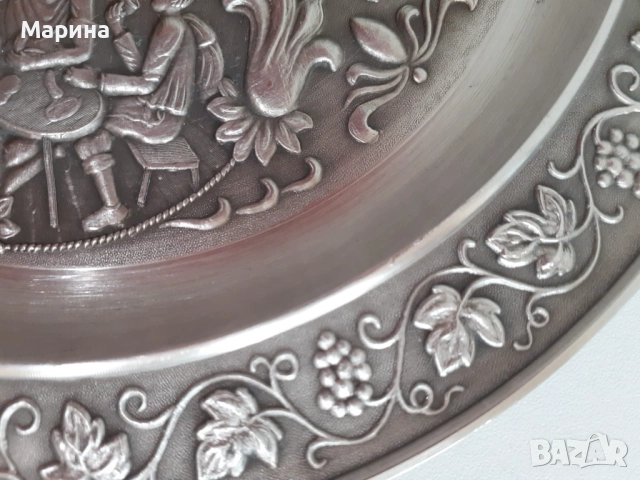 Пано -чиния за стена от калай Antik*Vintage #56, снимка 5 - Антикварни и старинни предмети - 52183242