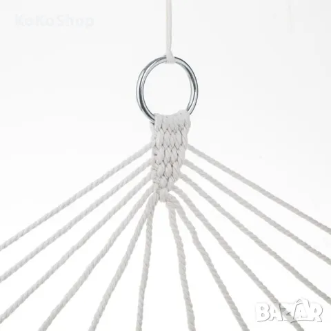 Хамак-200х100 см./градинска люлка/макраме, снимка 3 - Градински мебели, декорация  - 49666980