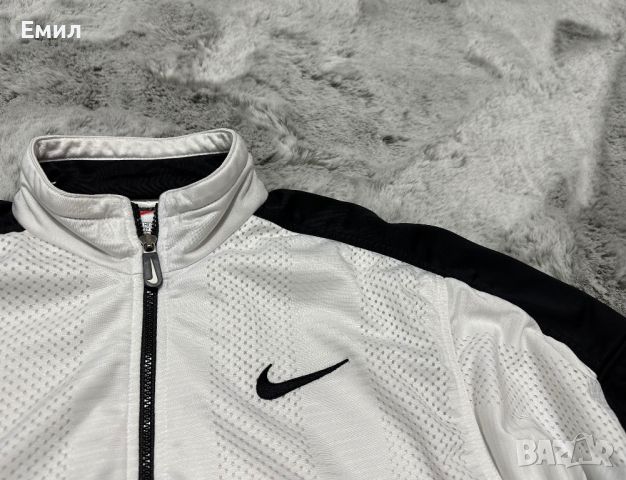 Мъжко винтидж горнище Nike от 90-те, рядък модел, снимка 3 - Суичъри - 46793174