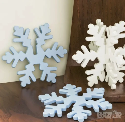 Молд снежинка , снимка 2 - Форми - 51144193