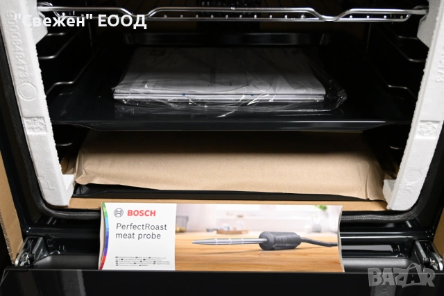 Фурна за вграждане BOSCH HRG7784B1 серия 8 с пиролиза и функции с пара, Air Fry, снимка 9 - Печки, фурни - 53814098