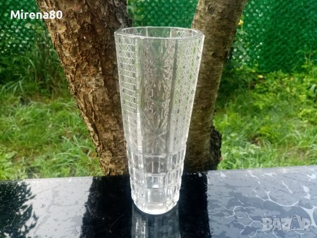 Кристална ваза, снимка 1 - Вази - 46062530