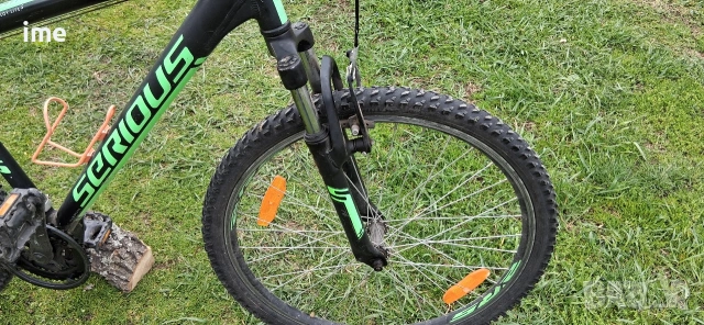 Велосипед НОМЕР 09. Serious. Алуминиева рамка. 26 цола, 21 скорости. 46 см от седалката..., снимка 8 - Велосипеди - 53906122