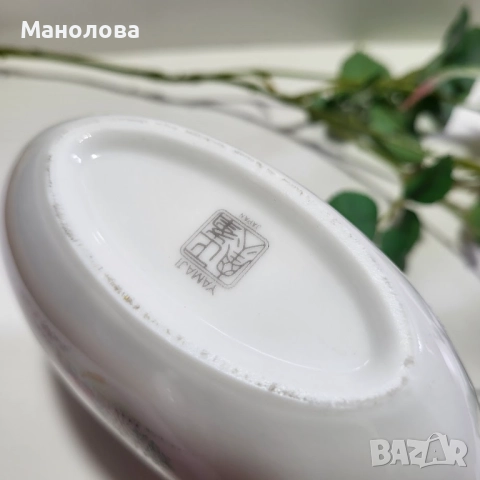 Японска порцеланова ваза Yamaji Japan., снимка 4 - Други ценни предмети - 52437872