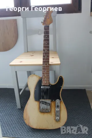 Електрическа китара Vintage V62 telecaster Road Worn, снимка 3 - Китари - 49412039