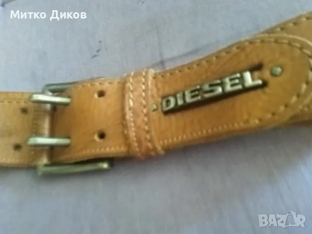 Diesel марков колан естествена кожа 108см на 52мм отличен, снимка 3 - Колани - 46946219