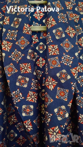 Елегантен мъжки халат Seidensticker - луксозен триацетат 100%, колекционерско качество , снимка 2 - Други - 53982896