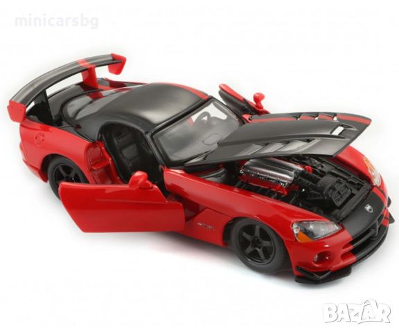 Метални колички: Dodge Viper SRT - Bburago Bijoux , снимка 2 - Колекции - 46691089