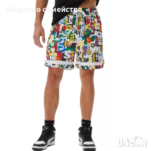 Мъжки къси панталони PUMA Trash Talk All Over Printed Basketball Shorts Multicolor, снимка 3 - Други - 46840179