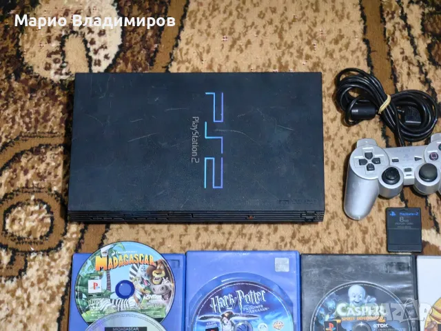 Playstation 2 fat пълен комплект с игри, снимка 2 - PlayStation конзоли - 47826303