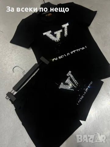 Louis Vuitton Дамски Летен Комплект Тениска И Къси Панталонки👚🩳Дамски Къс Екип - 2 Цвята Код A582, снимка 2 - Спортни екипи - 50370434