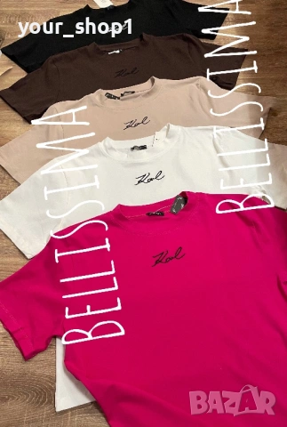 Karl Lagerfeld дамска тениска , снимка 2 - Тениски - 53606427