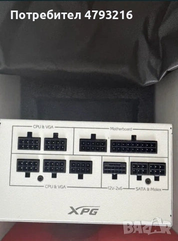 Захранване 850W GOLD XPG Core reactor II Бяло, снимка 3 - Захранвания и кутии - 54204528