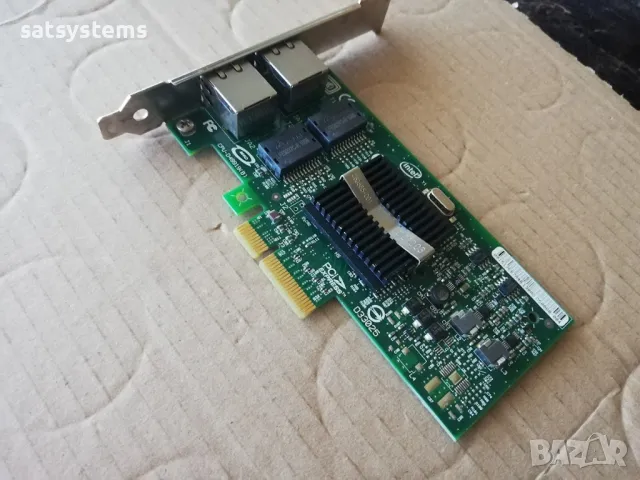 Intel Pro/1000 PT Dual Port Server Adapter PCI-E, снимка 4 - Мрежови адаптери - 47974003