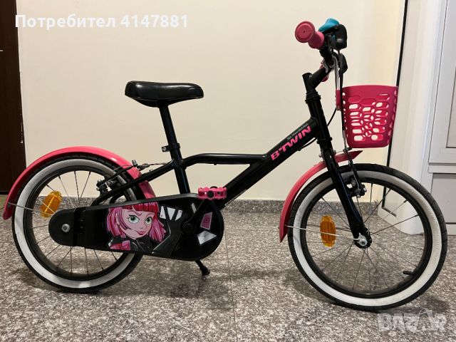 Детско колело BTWIN 16 цола + аксесоари, снимка 1 - Велосипеди - 46424639