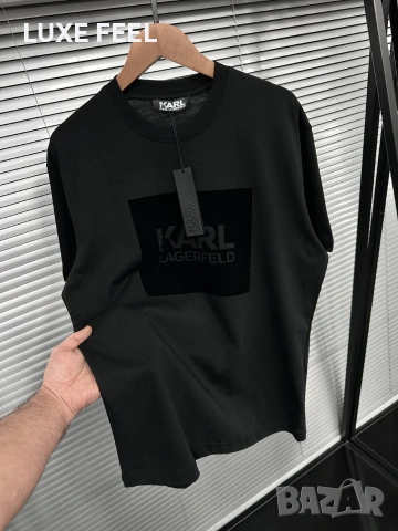 Karl LAGERFELD 💎Мъжка Памучна Тениска 