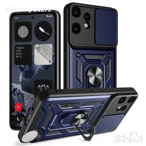 Nothing CMF Phone 2 Pro Удароустойчив Rotatable Ring Holder /Kickstand /Slide Camera/PC + TPU Калъф , снимка 6 - Калъфи, кейсове - 50820352