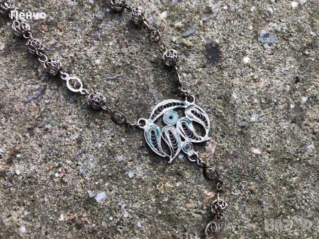 стара филигранна молитвена броеница, снимка 8 - Антикварни и старинни предмети - 49778336