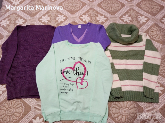 Дамски блузи , снимка 3 - Блузи с дълъг ръкав и пуловери - 53150975