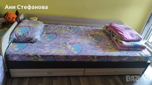 Детско легло с подматрачна рамка и чекмеджета и легло с ракла+матраци, снимка 2 - Други - 52962678