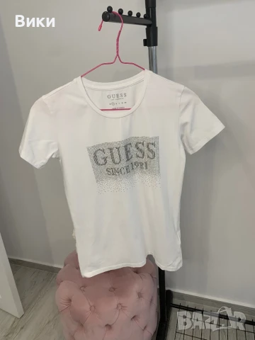 Тениска Guess размер S, снимка 4 - Тениски - 51036368