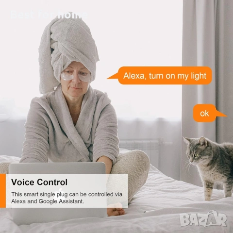 ANTELA Smart Plug 16A 3680 Watt с мониторинг на захранването - 4 бр., снимка 4 - Друга електроника - 53684721