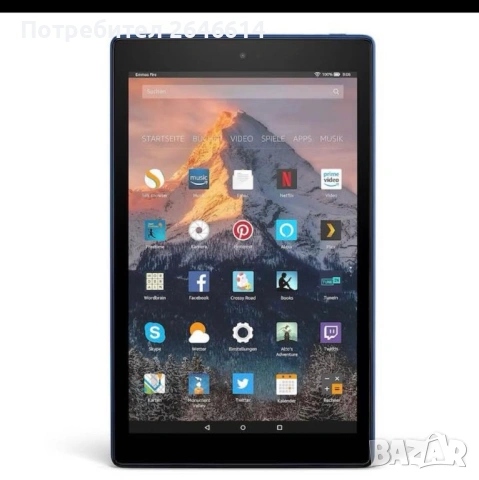 Таблет Amazon Fire 7, Black, 1 GB, 16 GB