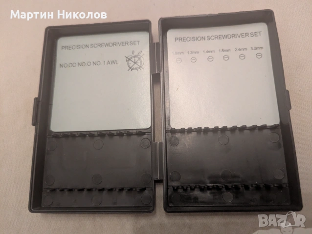 Лот прецизни отвертки в кутийка, снимка 3 - Отвертки - 53417465
