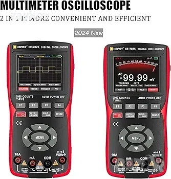 2 в 1 ръчен осцилоскопски мултицет, 10MHz честотна лента 48MSa/s Професионален осцилоскоп, снимка 6 - Друга електроника - 49098463